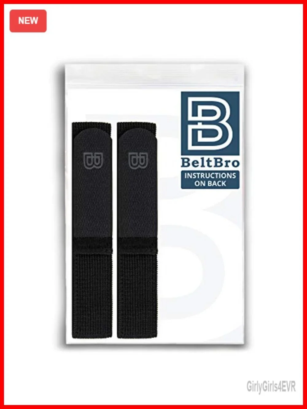 No Buckle Elastic Belt for Women with Belt Loops, 2 Pack, Fits 1 Inch,